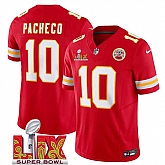 Men & Women & Youth Kansas City Chiefs #10 Isiah Pacheco Red 2025 Super Bowl LIX Patch F.U.S.E. Vapor Limited Stitched Jersey,baseball caps,new era cap wholesale,wholesale hats